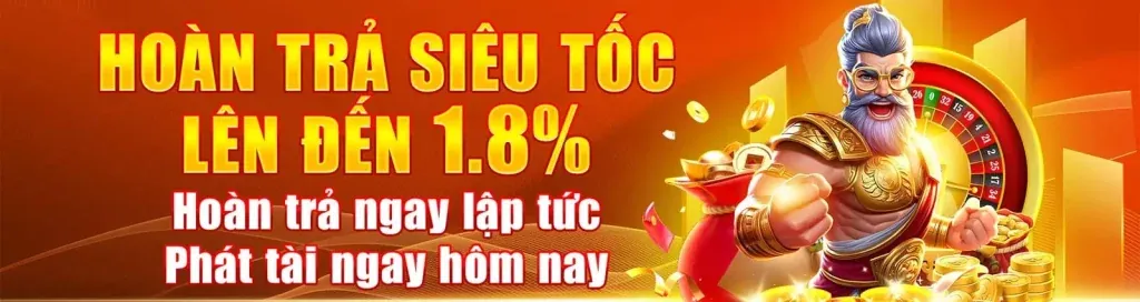 Thưởng 100% Lần Nạp Đầu Tiên